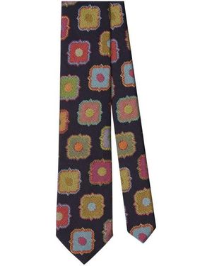Robert Talbott Robert Large Medallion Best Of Class Necktie - White