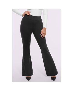Shapellx Airslim Back Pocket Flare Work Pant - Black