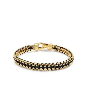 Nialaya Woven Box Chain Bracelet - Metallic