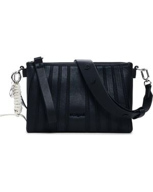Desigual Faux Leather Crossbody Bag - Black