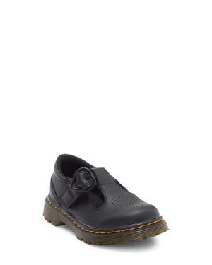 Dr. Martens Kids' Polley Ii T Bar Shoe - Gray