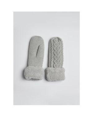 Hat Attack Flurry Lined Mitten - Gray