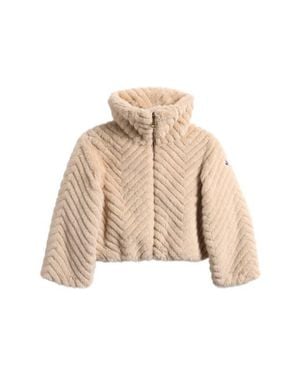 Moncler Kids' Eira Faux Fur Jacket - Natural