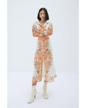 Raishma Rose Dress - White