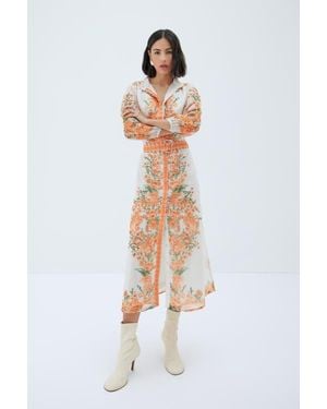 Raishma Rose Dress - White