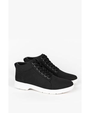 JAMES O'REGAN Knight High Top Sneaker - Black