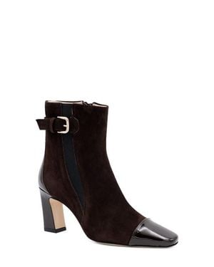 Amalfi by Rangoni Feroce Cap Toe Bootie - Black