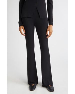 Altuzarra Florie Jersey Bootcut Pants - Black