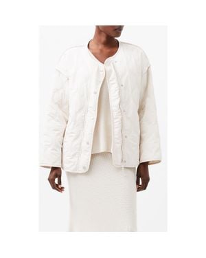French Connection Aris Quilted Jacket - White