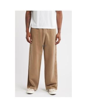 Elwood Metal Cotton Terry Sweatpants - Natural