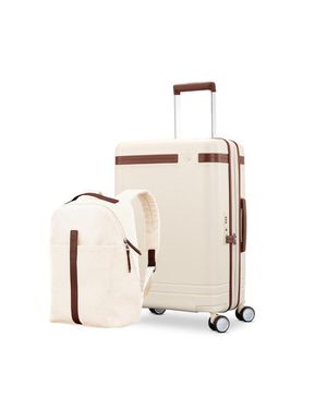 Samsonite Virtuosa 2 Piece Set Backpack & 21 Carry On Spinner Luggage - Natural