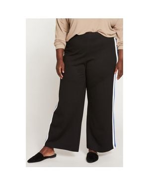UNIVERSAL STANDARD Stephanie Ponte Wide Leg Pants - Black