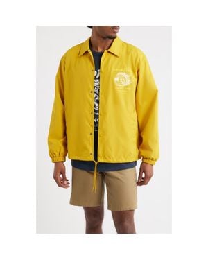 Brixton X Goodyear Slick Windbreaker - Yellow