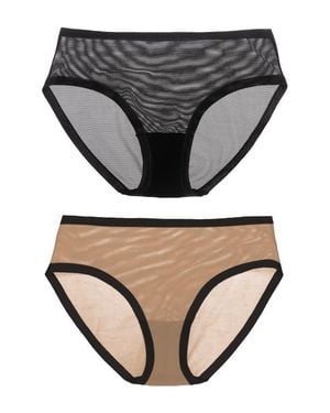 EBY 2-Pack Sheer Panties - Black