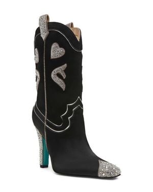 Betsey Johnson Toby Western Boot - Black