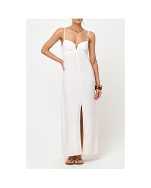 LSPACE Chara Maxi Cover-Up Dress - White