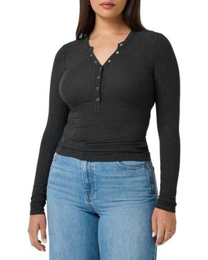 Travis Mathew Cloud Rib Henley - Black