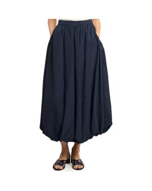 Cinq À Sept Allinae Bubble Hem Nylon Skirt - Blue