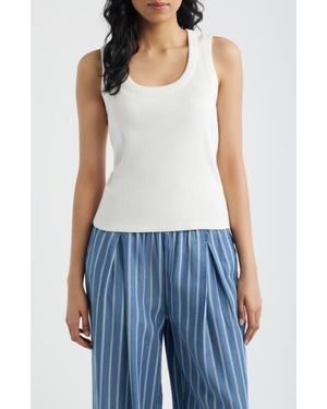 City Blues Square Neck Tank - Blue