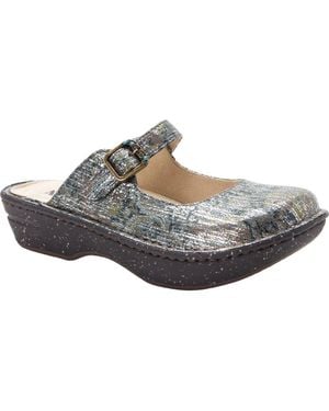 Alegria By Pg Lite Fabel Flat Mule - Gray