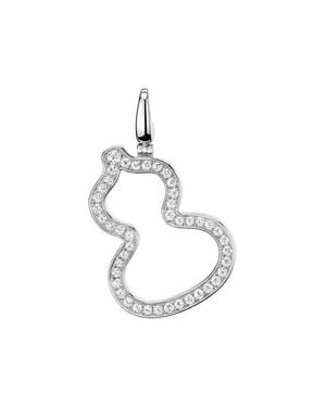 Qeelin Qulu Diamond Pendant - Metallic