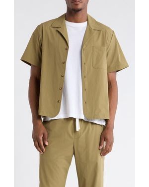 RIZORT Tim Stretch Nylon Camp Shirt - Green