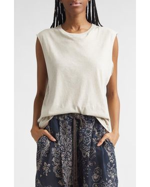 R13 Cotton & Cashmere Boy Tank - Natural
