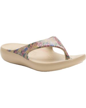 Alegria By Pg Lite Ode Flip Flop - Brown