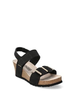 Mephisto Leonore Ankle Strap Sandal - Black