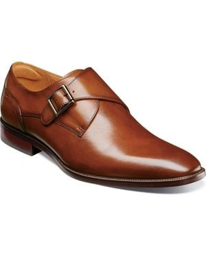 Florsheim Sorrento Monk Strap Shoe - Brown