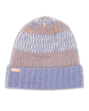 feel good Artisan Hand-Knit Adirondack Cap - Purple