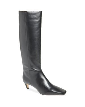 Reformation Remy Knee High Kitten Heel Boot - Gray