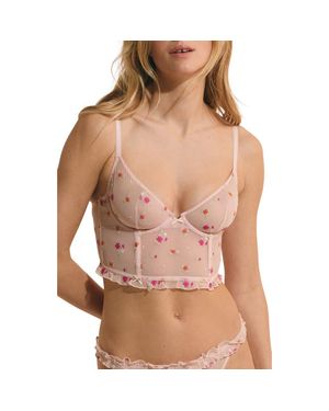 Etam Freesia Underwire Bustier Bra - Multicolor