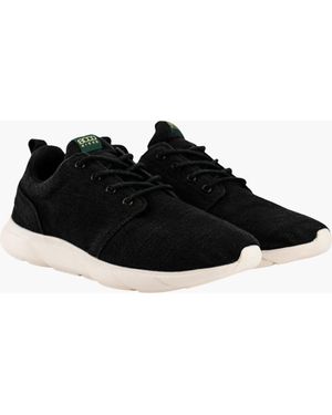 8000Kicks Explorer V2 Waterproof Hemp Sneakers - Black