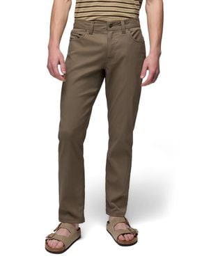 Prana Stretch Zion 5-Pocket Tapered Pants - Brown
