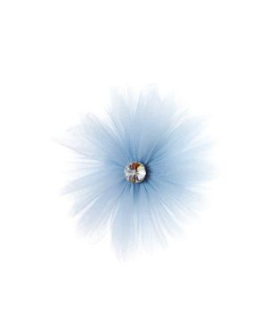 Mini Celebrities Lotus Hair Clips - Blue
