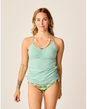 Carve Designs Camari Tankini C Cup - Green