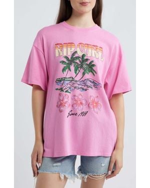 Rip Curl Hayley O Graphic Heritage Tee - Pink