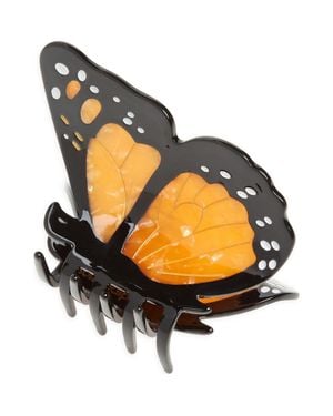 Solar Eclipse Monarch Hair Claw Clip - Orange
