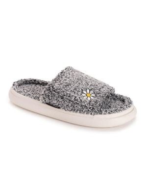 Muk Luks Gael Slide Slipper - Gray