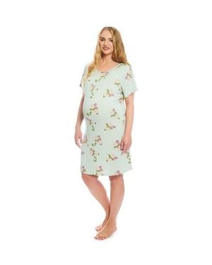 Everly Grey Rosa Maternity/Nursing Hospital Gown - White