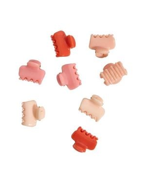Kitsch 8-Pack Cloud Mini Claw Clips - Red