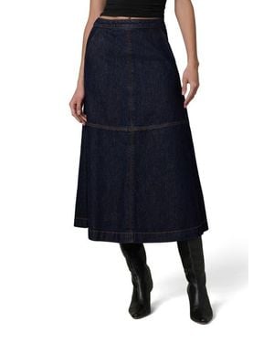 Joe's Jeans The Tavi Denim Midi Skirt - Blue