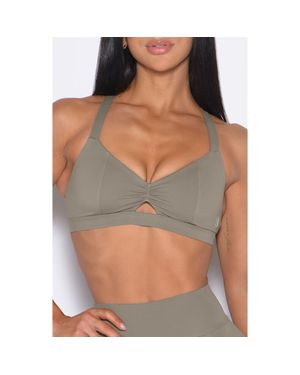 Bombshell Sportswear Sweetheart Sports Bra - Gray