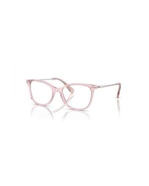 Swarovski 54Mm Square Optical Glasses - Pink