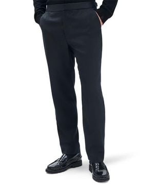 Rag & Bone Evan Side Stripe Wool Pants - Blue