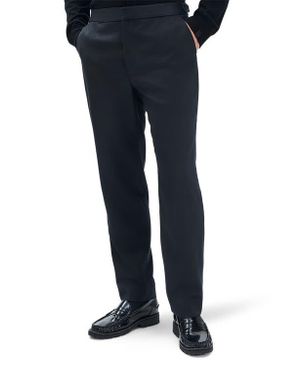 Rag & Bone Evan Side Stripe Wool Pants - Blue