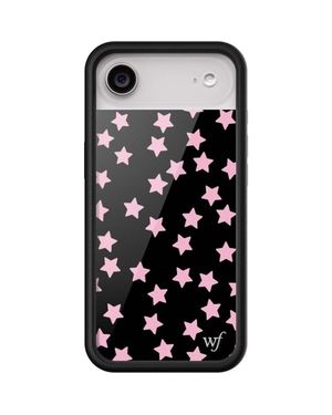 Wildflower Cases Super Cute Stars Iphone 17/17E/Air/17 Pro/17 Pro Max Case - Black