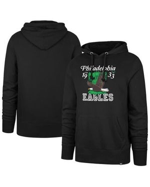 '47 Philadelphia Eagles Regional Headline Pullover Hoodie - Black