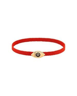 Karma and Luck Evil Eye String Adjustable Bracelet Grounded Protection - Red